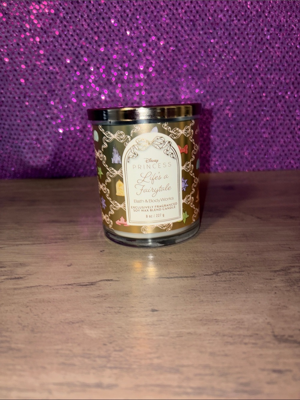 🆕💜Bath & Body Works Disney Princess Life’s a Fairytale Single Wick Candle NWT